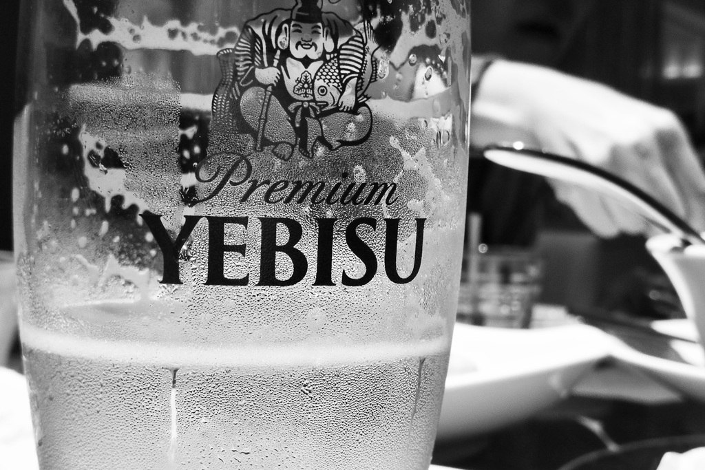 ビールを一杯
