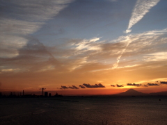 夕暮れ