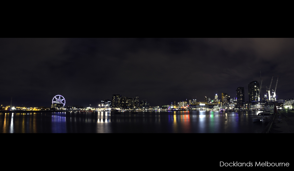 Docklandsの夜景