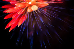 Winter Fireworks Docklands Melbourne Aus