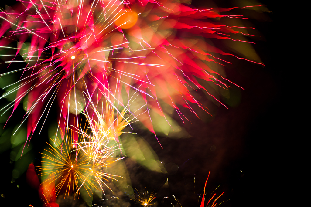 Winter Fireworks Docklands Melbourne Aus