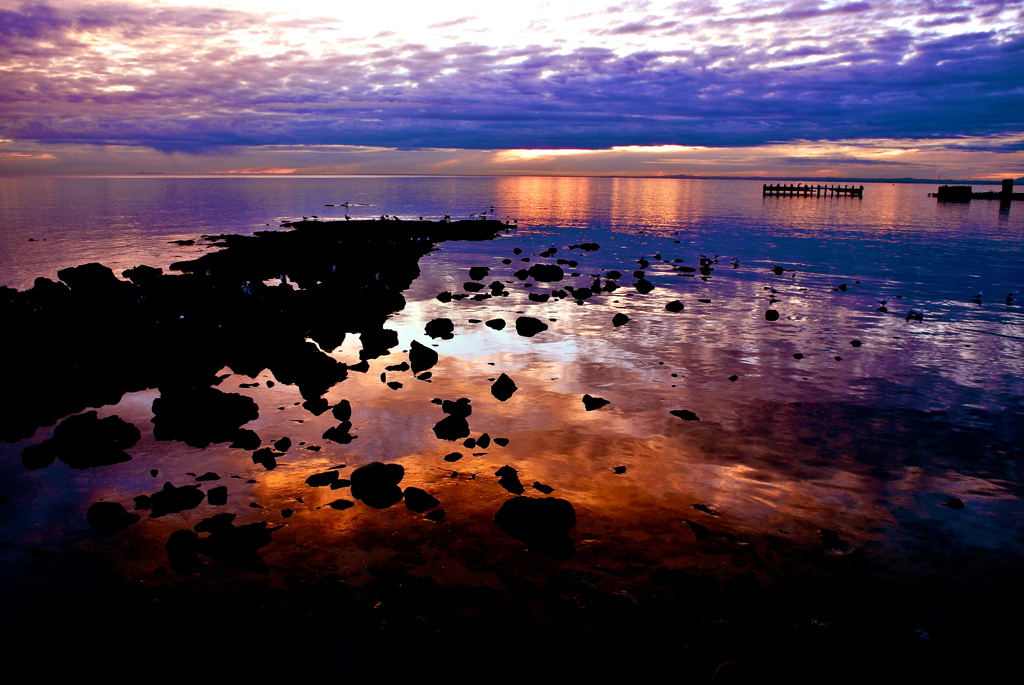 SUNSET at HALF MOON BAY