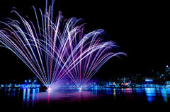 Winter Fireworks Docklands Melbourne Aus