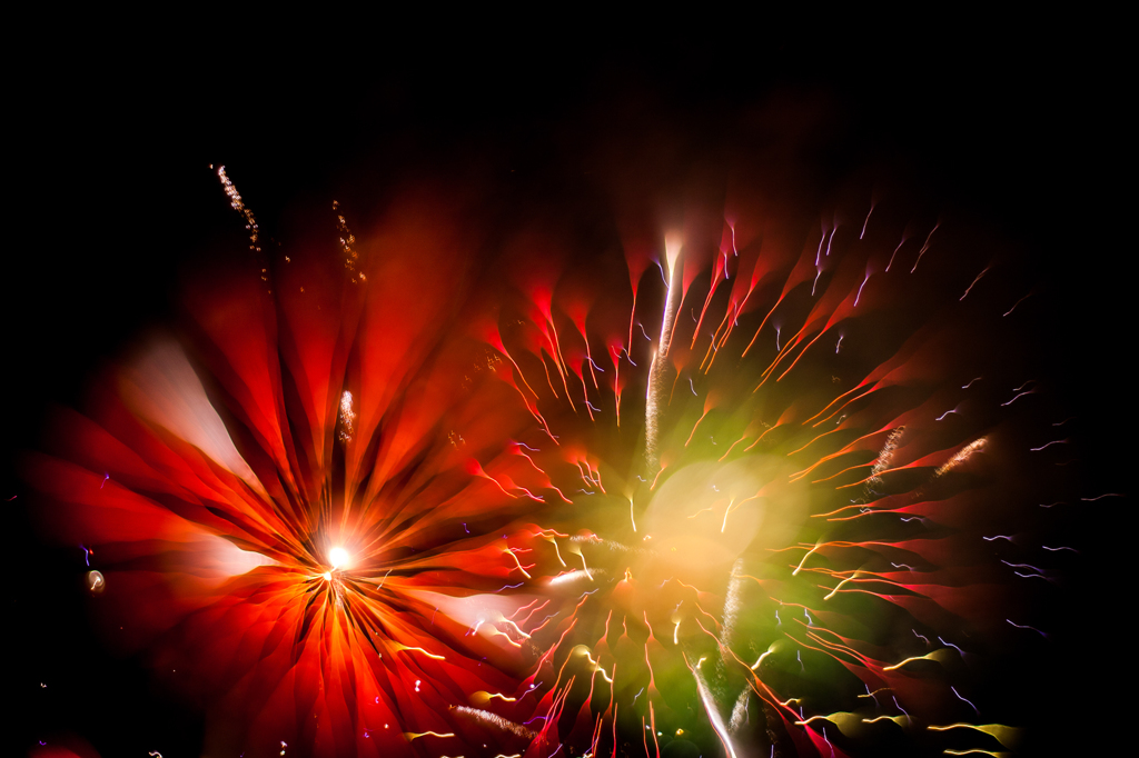 Winter Fireworks Docklands Melbourne Aus