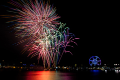 Winter Fireworks Docklands Melbourne Aus