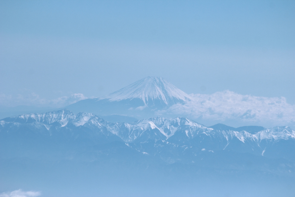 日本海側から見た富士山