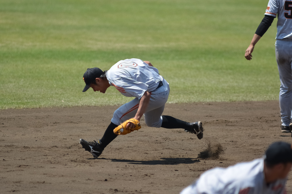 藤村大介選手　練習中の一コマ