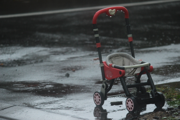 in the rain