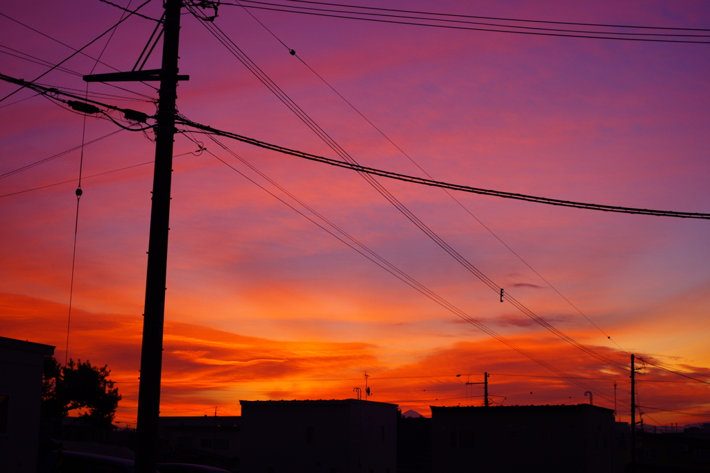 ある朝の空