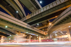 Night view　Crossing Roads