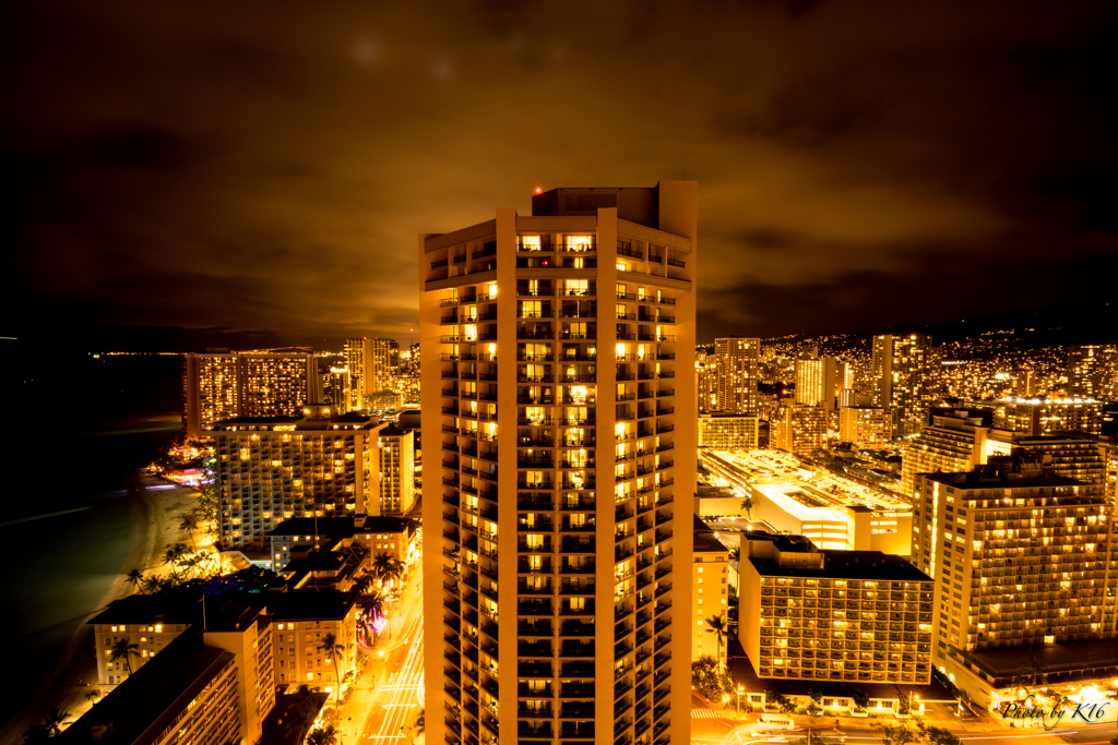 窓 x Night view