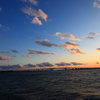 弁天島×夕焼け