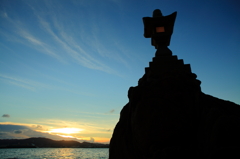 蒲郡竹島夕陽3