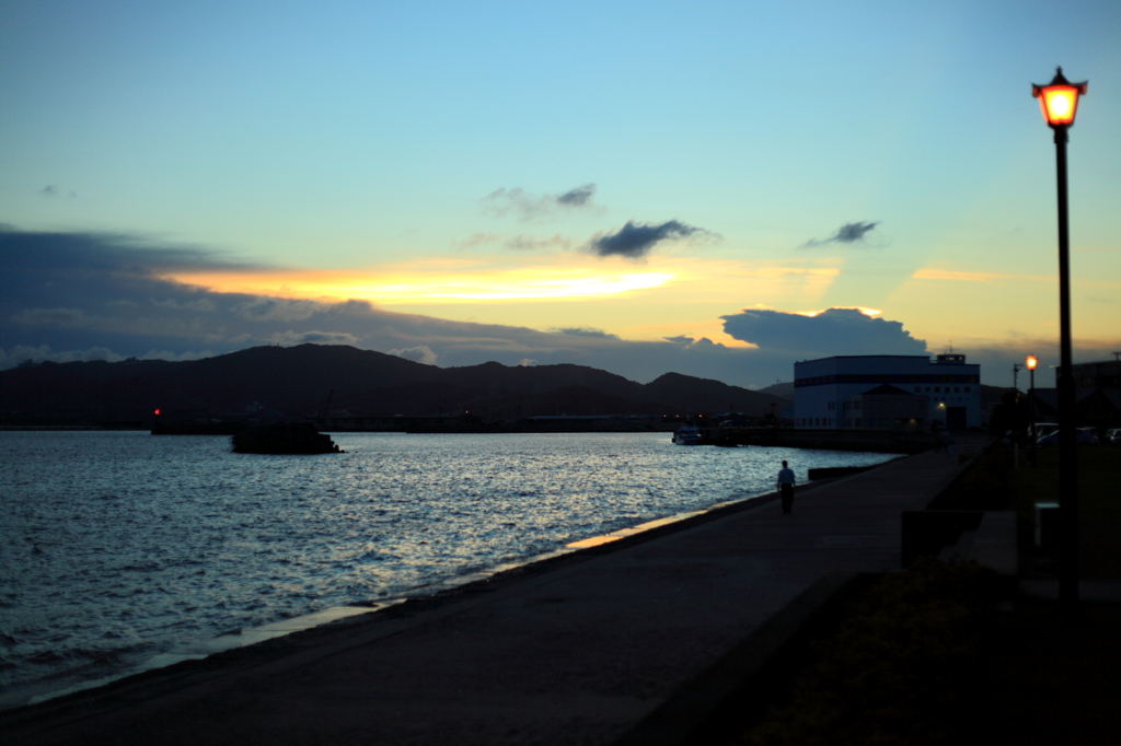 蒲郡竹島夕焼け