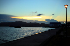 蒲郡竹島夕焼け