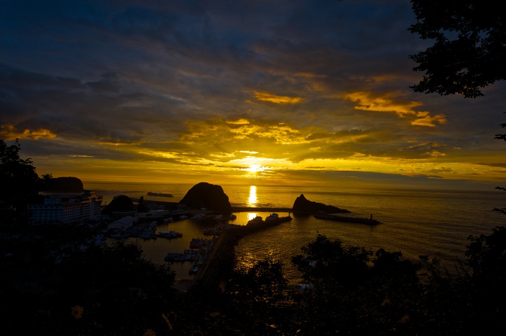 夕陽台の黄昏
