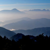 ビーナスラインより望む蓼科山と八ヶ岳