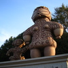 八戸公園の親子土偶像
