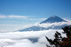 三つ峠山頂よりの富士山