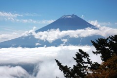 I三つ峠山頂よりの富士山