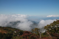 三つ峠山頂より