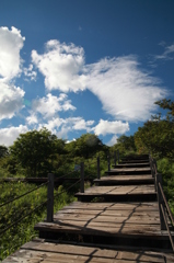 空へ上る階段