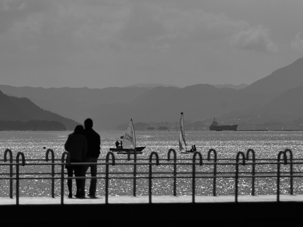 二人の海