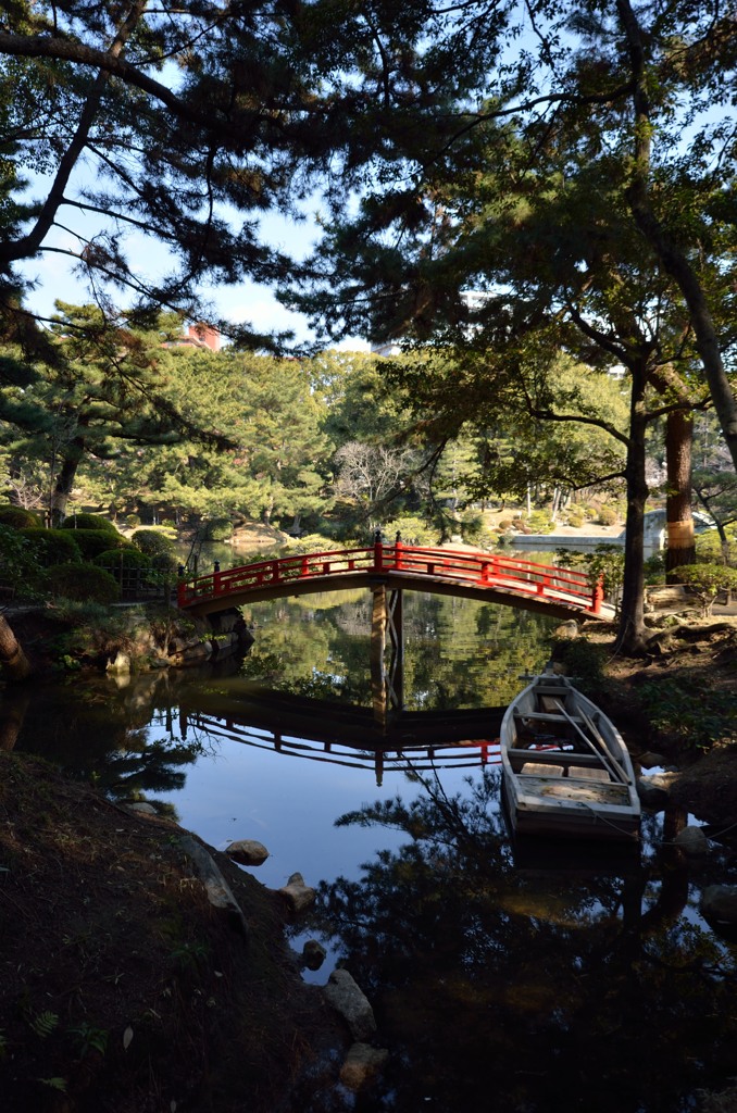 元旦の縮景園２