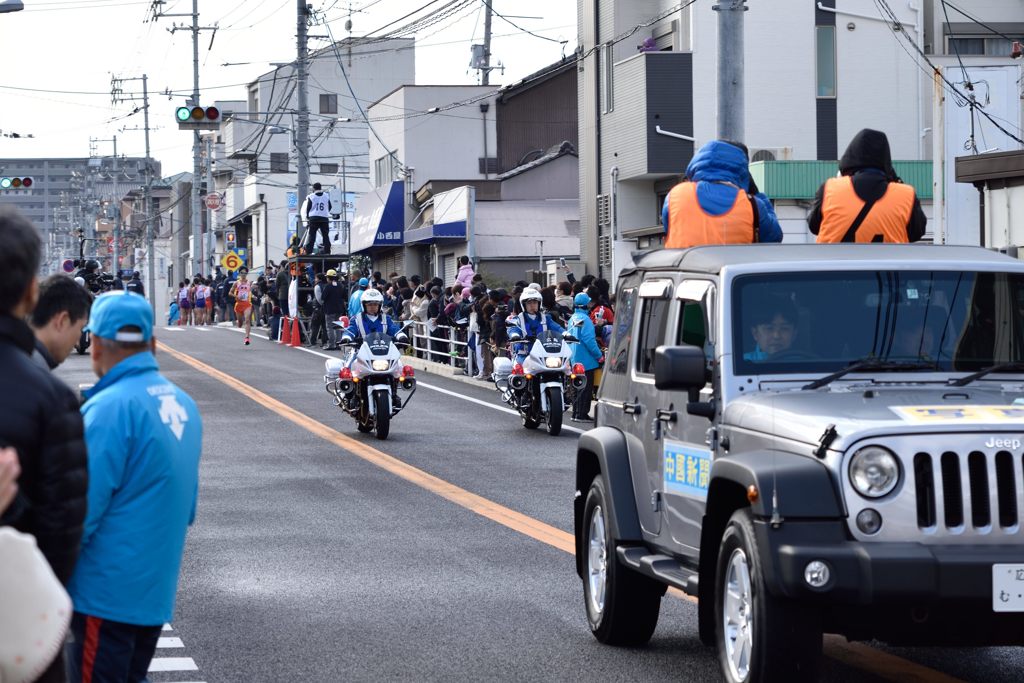 第6中継所　群馬県トップの襷