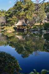 元旦の広島縮景園１