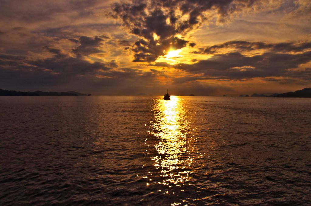 瀬戸内の夕焼け