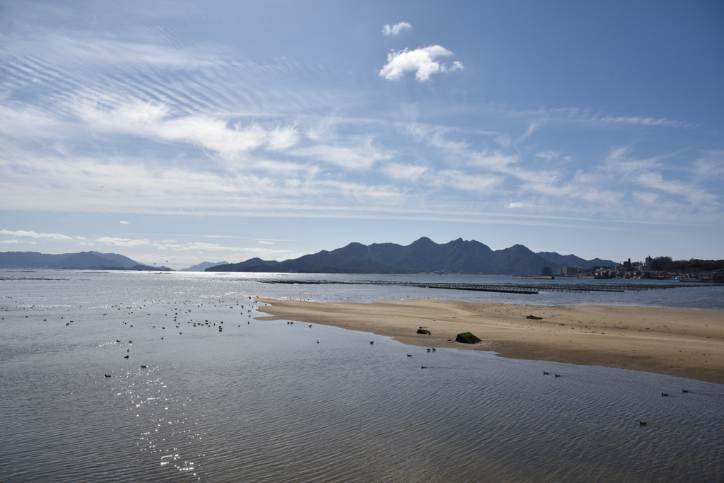 宮島が見える風景