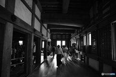 姫路城　天守閣の回廊