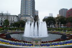 山下公園の噴水