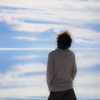 空を見上げて