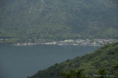 中禅寺湖と男体山