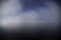 山中湖にて