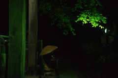 渋温泉街（夜）