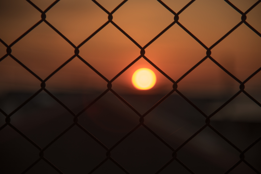 夕日