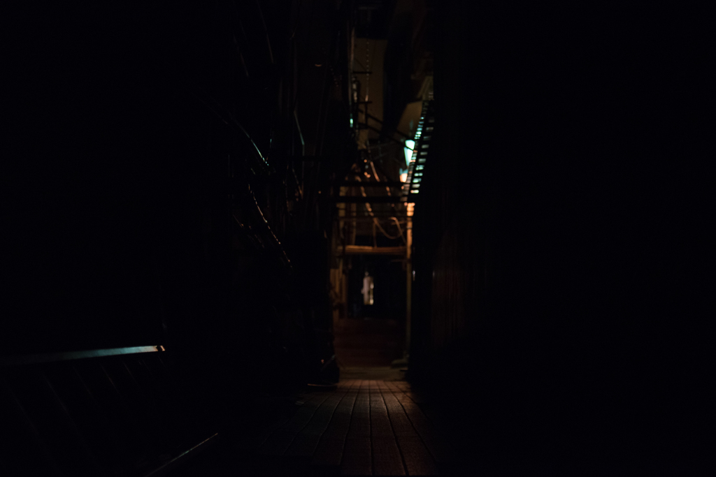 渋温泉街（夜）