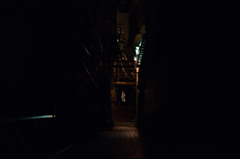 渋温泉街（夜）