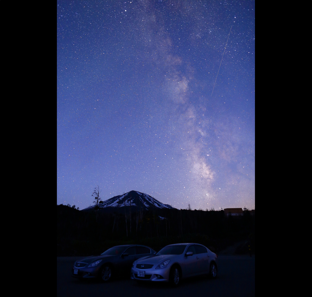 スカイラインに星降る夜