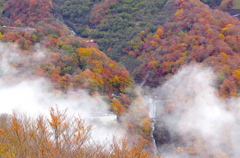 日光　いろは坂　雲