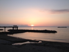 寺泊の夕日