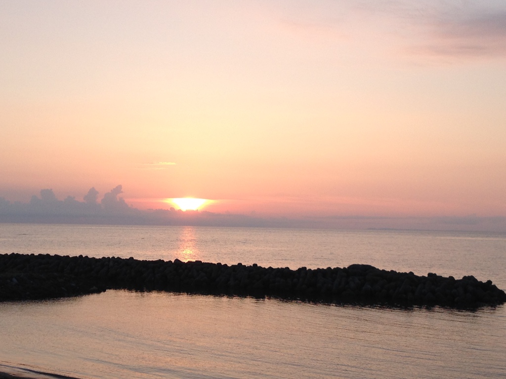 寺泊の夕日