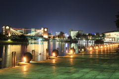 環水公園ライトアップ