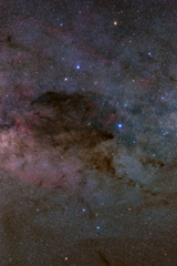 南十字星とコールサック 南十字星とコールサック