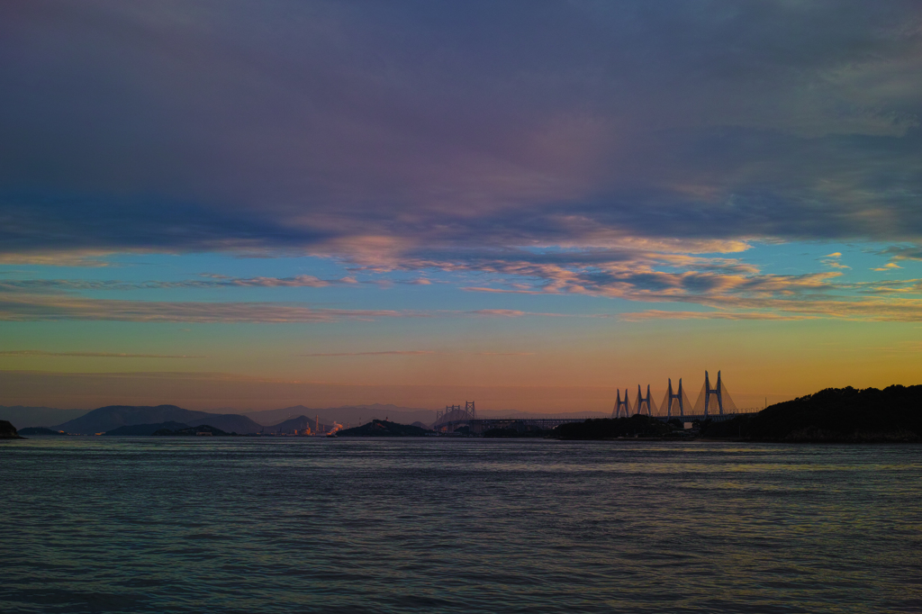 田ノ浦より夕暮れ