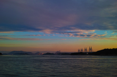 田ノ浦より夕暮れ