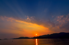 虹色の空